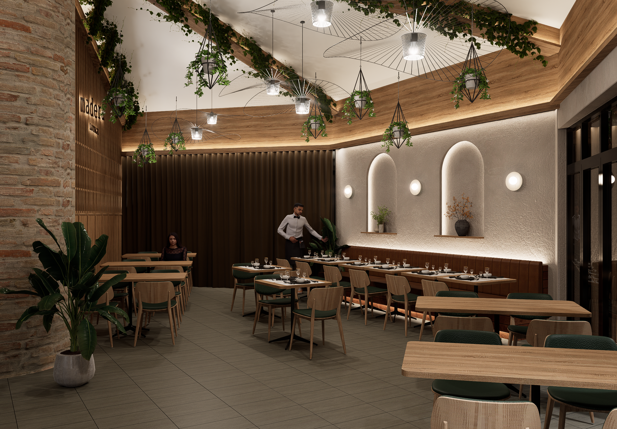 Madera Lounge main dining room